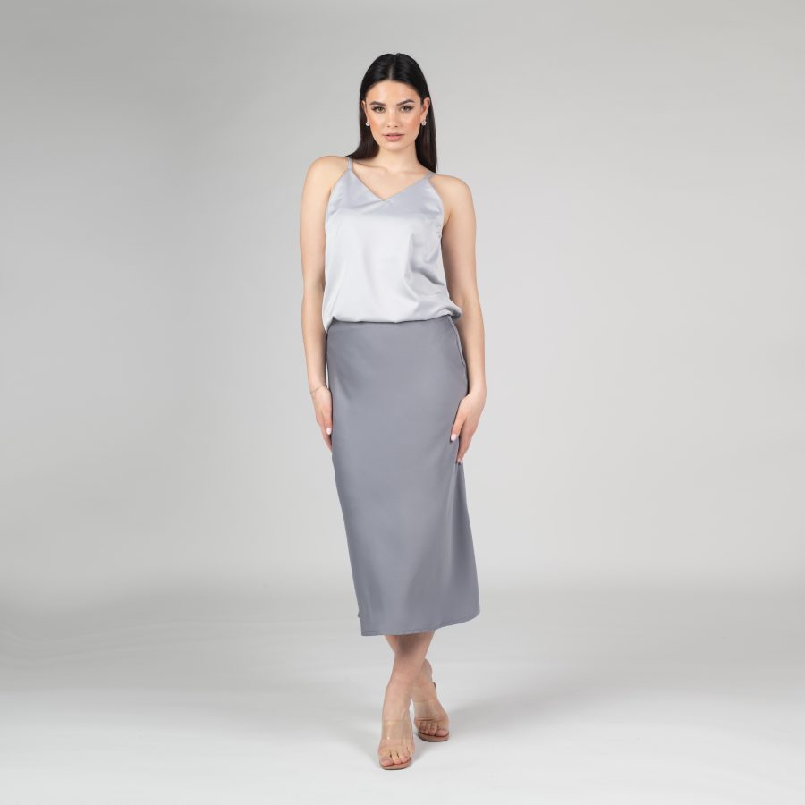 Jamie Collection saténová sukně - Image 10