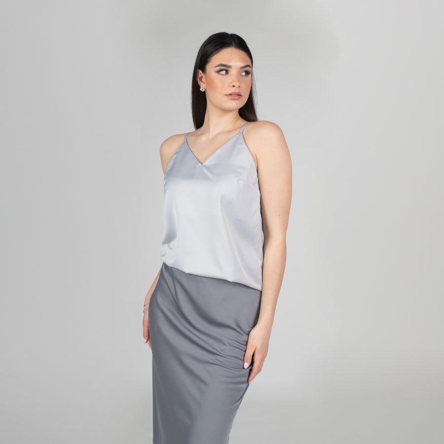 Jamie Collection saténová sukně - Image 13